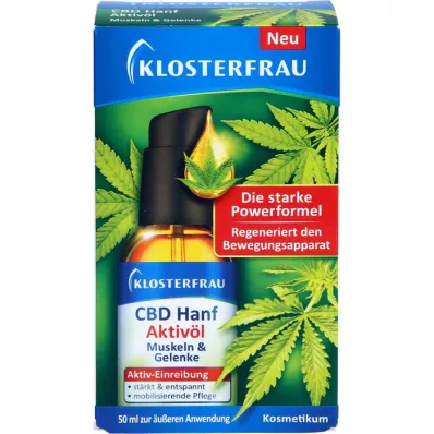 KLOSTERFRAU CBD Aktiv olja av hampa, 50 ml