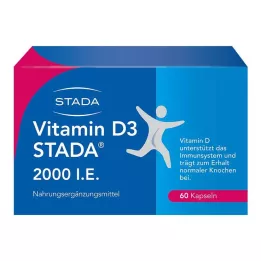 VITAMIN D3 STADA 2000 I.U. kapslar, 60 st