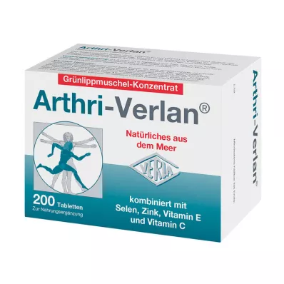 Arthri-Verlan för kosttillskottstabletter, 200 st