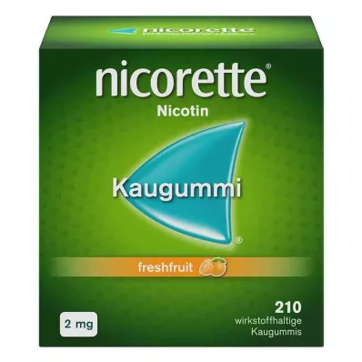nikoretttuggummi färskfrukt, 2 mg nikotin, 210 st nikoretttuggummi färskfrukt, 2 mg nikotin, 210 st