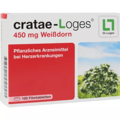 CRATAE-LOGES 450 mg filmdragerade tabletter av hagtorn, 100 st