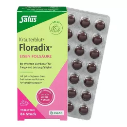 FLORADIX Järn Folsyra tabletter, 84 kapslar