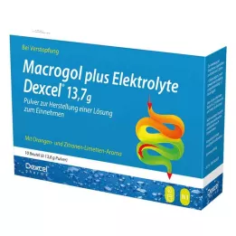 MACROGOL plus Elektrolyter Dexcel 13,7 g PLE, 10 st