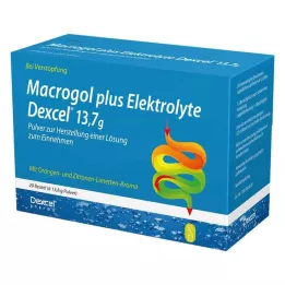 MACROGOL plus elektrolyter Dexcel 13,7 g PLE, 20 st