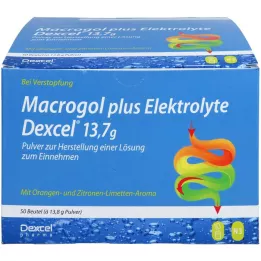 MACROGOL plus Elektrolyter Dexcel 13,7 g PLE, 50 st