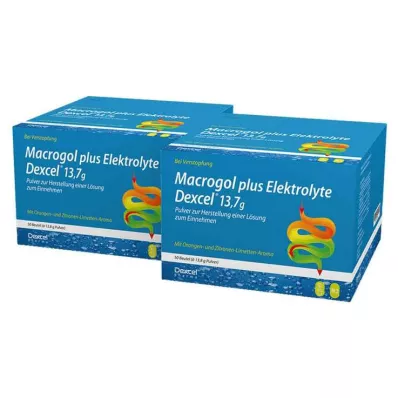 MACROGOL plus Elektrolyter Dexcel 13,7 g PLE, 100 st