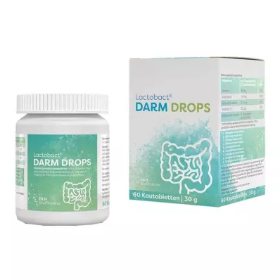 LACTOBACT DARM DROPS Tuggtabletter, 60 st