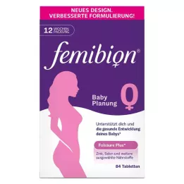 FEMIBION 0 Babyplaneringstabletter, 84 st