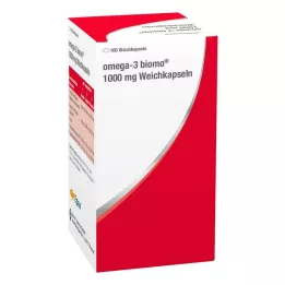 OMEGA-3 BIOMO 1000 mg mjuka kapslar, 100 st