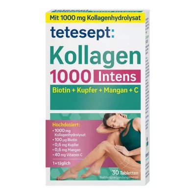 Tetesept Collagen 1000 Intens Tabletter, 30 st Tetesept Collagen 1000 Intens Tabletter, 30 st