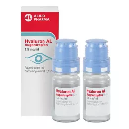 HYALURON AL Ögondroppar 1,5 mg/ml, 2X10 ml