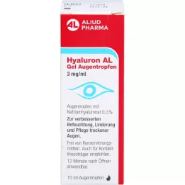 HYALURON AL Gel ögondroppar 3 mg/ml, 1X10 ml
