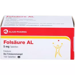 FOLSÄURE AL 5 mg tabletter, 100 st