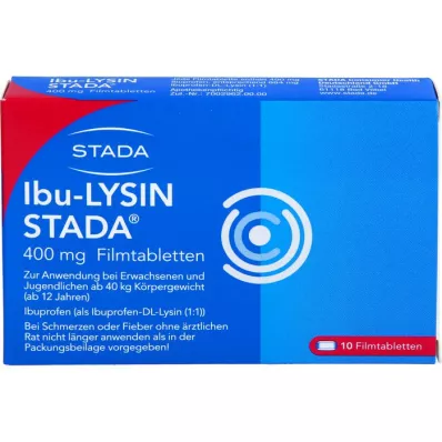 IBU-LYSIN STADA 400 mg filmdragerade tabletter, 10 st