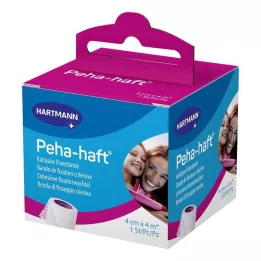 PEHA-HAFT Fixeringsbandage 4 cmx4 m, 1 st