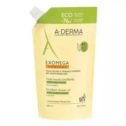 A-DERMA EXOMEGA CONTROL Refill för duscholja, 500 ml
