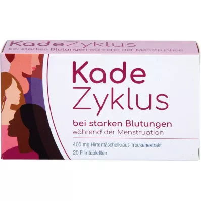 KADEZYKLUS för kraftig blödning.w.d.Menst 400mg FTA, 20 st