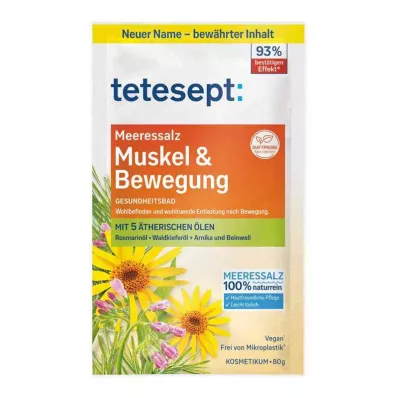 Tetesept havssaltmuskel & rörelse (80 g) Tetesept havssaltmuskel & rörelse (80 g)