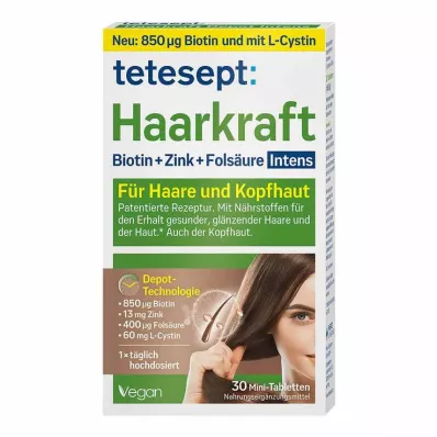 Tetesept Haarkraft Depot Intens tabletter, 30 st