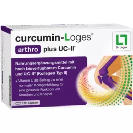 CURCUMIN-LOGES arthro plus UC-II kapslar, 120 st
