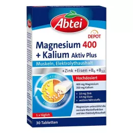 ABTEI Magnesium 400+kalium tabletter, 30 st