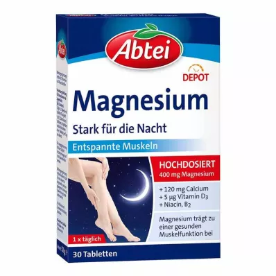 Abbey Magnesium Strong for the Night Depot Tabletter, 30 st Abbey Magnesium Strong for the Night Depot Tabletter, 30 st