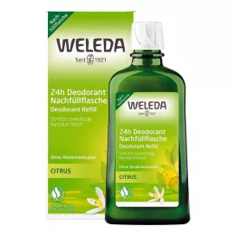 WELEDA Citrus Fresh Deo Spray påfyllningsflaska, 200 ml