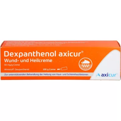 DEXPANTHENOL axicur sår- och läkningskräm 50 mg/g, 100 g