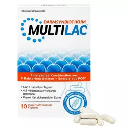 MULTILAC Intestinal Synbiotic enteriska kapslar, 10 st