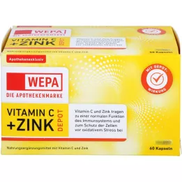 WEPA Vitamin C+Zink Kapslar, 60 Kapslar