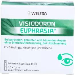 VISIODORON Euphrasia ögondroppar, 10X0,4 ml