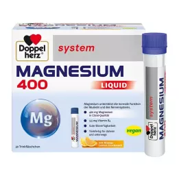 DOPPELHERZ Magnesium 400 Flytande system Trinkamp., 30 st