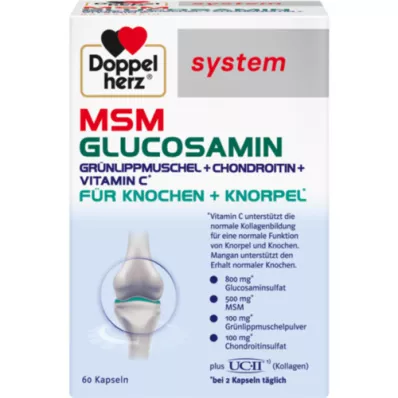 DOPPELHERZ MSM Glukosamin systemkapslar, 60 st