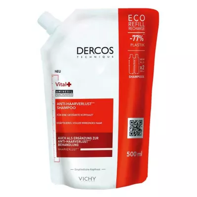 VICHY DERCOS Vital Shampoo+påfyllnadsförpackning, 500 ml