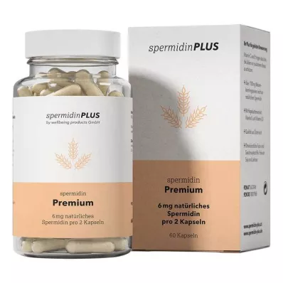 SPERMIDINPLUS Premiumkapslar, 60 kapslar SPERMIDINPLUS Premiumkapslar, 60 kapslar