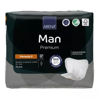 Abena Man Premium formula 2 innersulor, 15 st Abena Man Premium formula 2 innersulor, 15 st