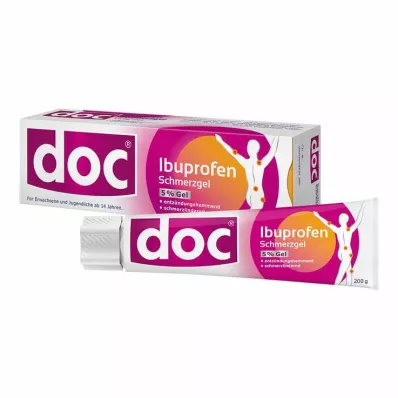 DOC IBUPROFEN Smärtgel 5%, 200 g DOC IBUPROFEN Smärtgel 5%, 200 g