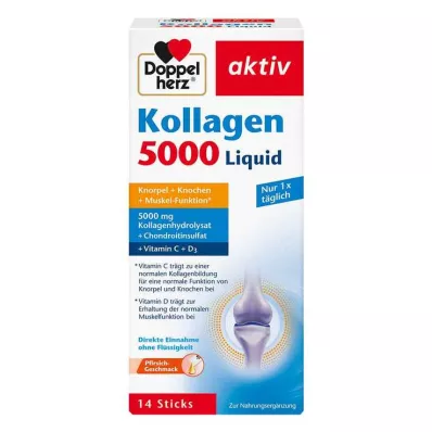 Doppelherz Collagen 5000 Liquid Sticks, 14X10 ml Doppelherz Collagen 5000 Liquid Sticks, 14X10 ml