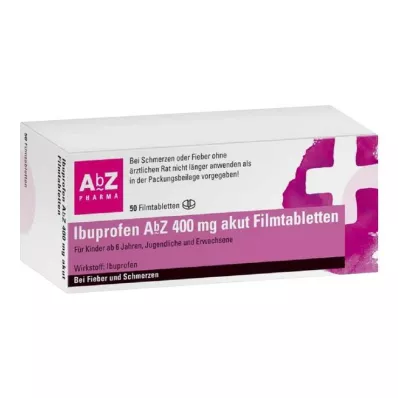 Ibuprofen AbZ 400 mg akuta filmdragerade tabletter, 50 st
