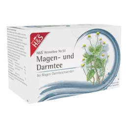 H&S Filterpåse för mag- och tarmte, 20X2,0 g