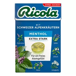 RICOLA o.Z.Box Menthol extra starka karameller, 50 g