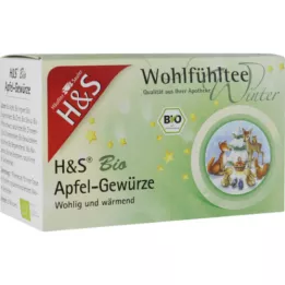 H&amp;S Winter Tea Ekologiskt äpple Kryddor Filterpåse, 20X2,0 g