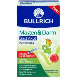 BULLRICH Magsäck &amp; Tarm 2in1 Pulverstickor för akutmedicin, 12 st