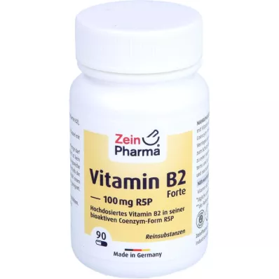 VITAMIN B2 FORTE 100 mg bioaktiva R5P-kapslar, 90 st