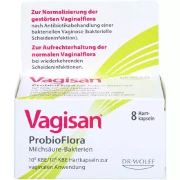VAGISAN ProbioFlora Mjölksyrabakterier Vaginalkapslar, 8 st