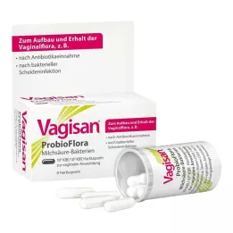 VAGISAN ProbioFlora Mjölksyrabakterier Vaginalkapslar, 8 st