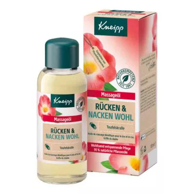 Kneipp massageolja rygg &amp; välbefinnande för nacken (100 ml)