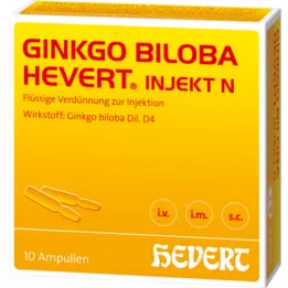 GINKGO BILOBA HEVERT injekt N ampuller, 10 st