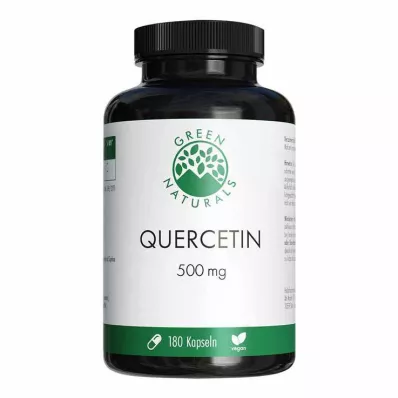 Green Naturals Quercetin 500 mg högdoskapslar, 180 stycken Green Naturals Quercetin 500 mg högdoskapslar, 180 stycken