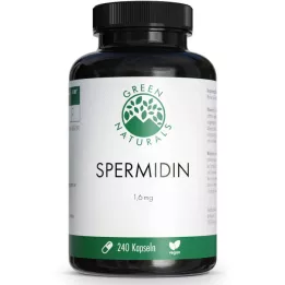 GREEN NATURALS Spermidin 1,6 mg veganska kapslar, 240 st